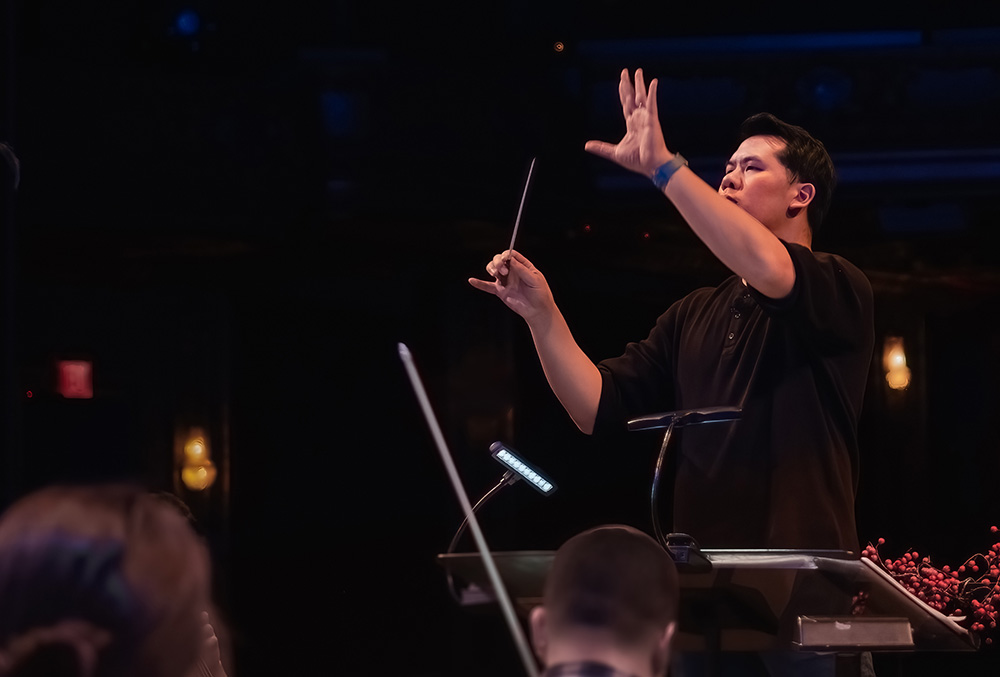 Young male conductor